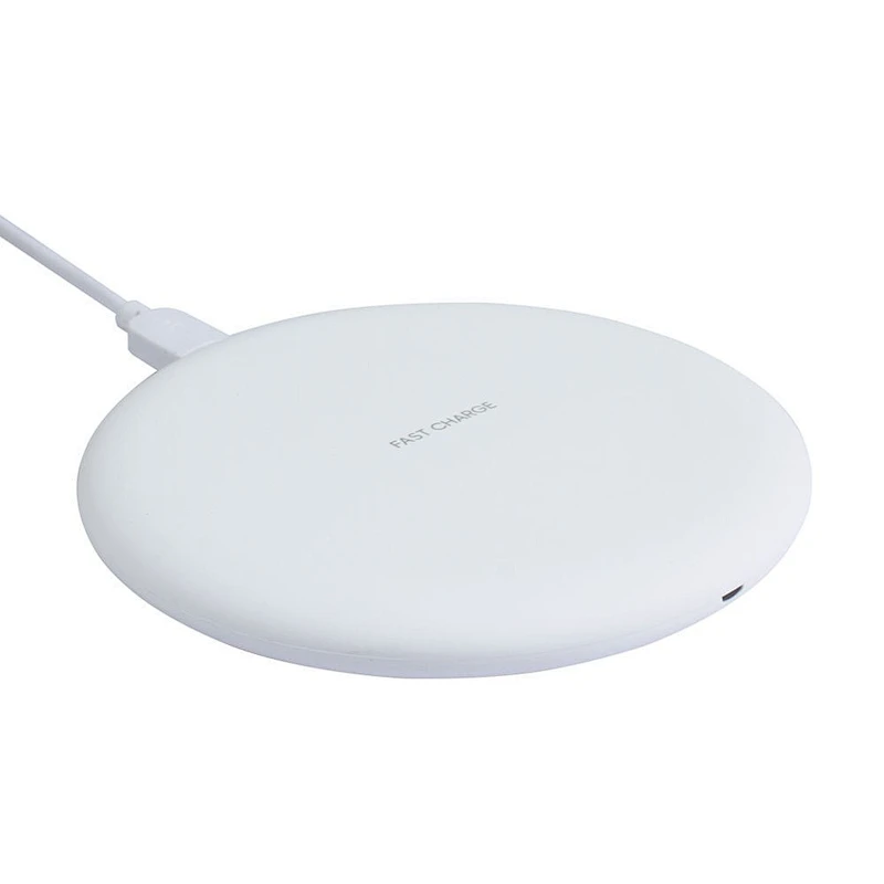 OEM Cellphone Fast Charger Round Ultra Thin QI Wireless Charger Power Banks