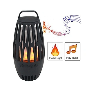 Outdoor Halloween Boombox Bar Woofer Atmosphere Wireless Big Night Light Led Handhold Portable Lantern Lamp Bluetooth Speaker