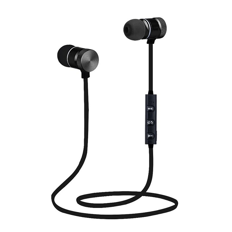 EVA CASE in ear microphone wireless metal magnetic earphones