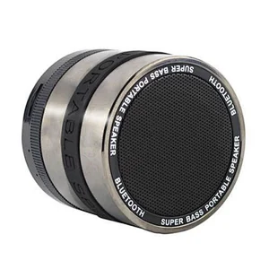 OEM Mini Metal Camera Lens Wireless BT Speaker