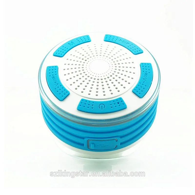 outdoor small portable led light IPX67 anti water speaker