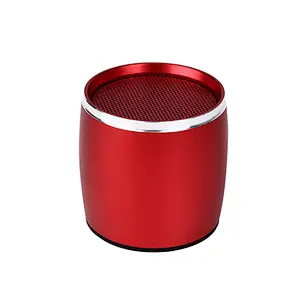 Portable Aluminium Cylinder Metal Wireless Bluetooth Speaker