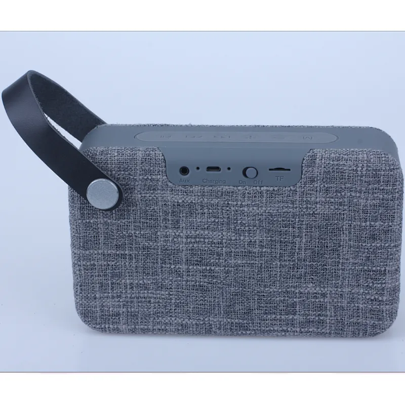Subwoofer Stereo HIFI Sound Fabric Wireless Handle Speaker