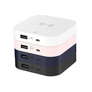 4000mAh Portable Power Source Qc3.0 Qi Wireless Fast Charging Charger Powerbank