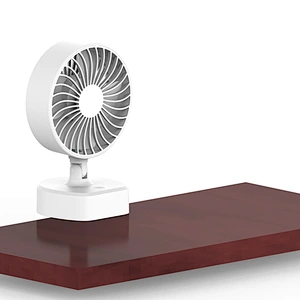 360 degree rotation Rechargeable Battery Operated Cooling Table Fan