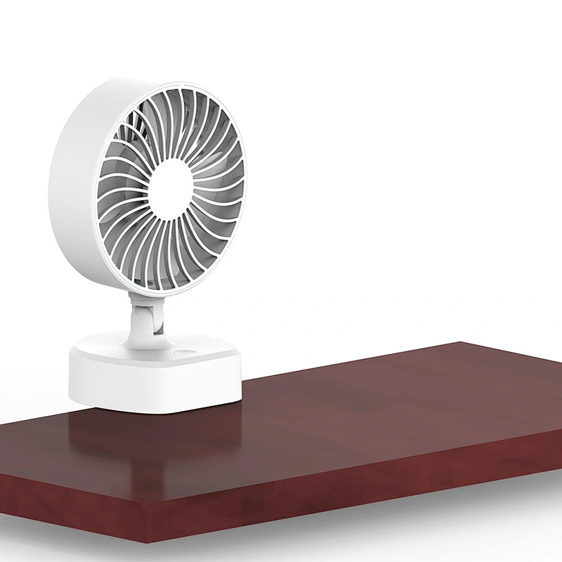 360 degree rotation Rechargeable Battery Operated Cooling Table Fan