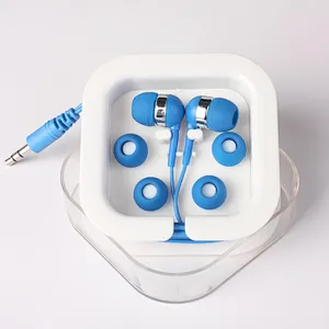 crystal box portable media player handfree stereo MP3 earphone
