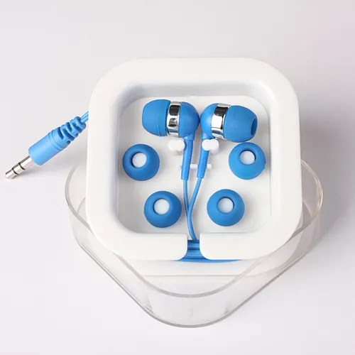 crystal box portable media player handfree stereo MP3 earphone