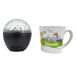 Hot Sale Wireless LED Remote Control Round Bluetooth RGB Speaker