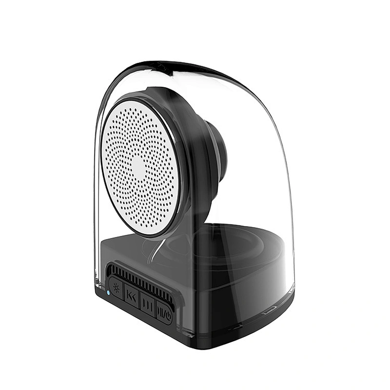 Stand Home Theater Party Portable Double Magnetic Aluminum Subwoofer Stereo Mini Bluetooth LED Light Wireless Twins Speakers