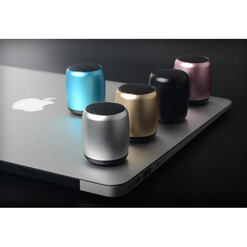 Portable Aluminium Metal Stereo Mini Wireless Bluetooth Speaker