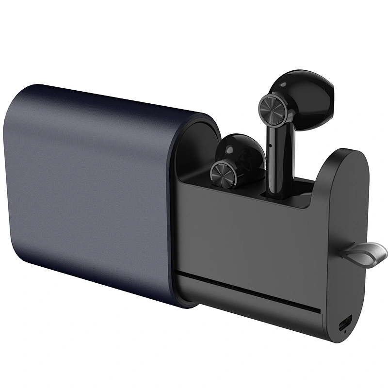 Aluminum case True Wireless Earbuds V5.0 TWS wireless Sport earphone