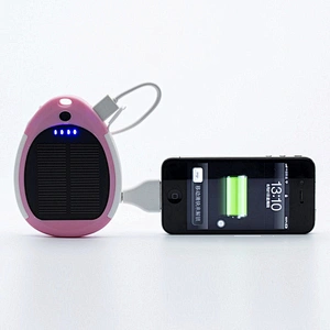 Solar Energy 3000mAh Portable Mini Power Bank Charger