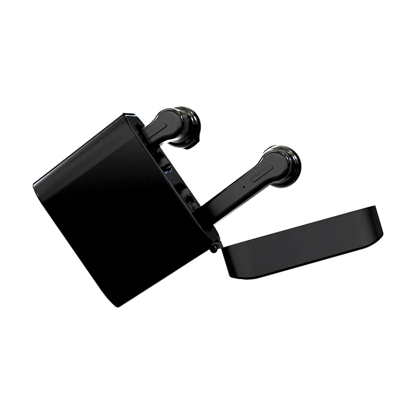 bt5.0 square sport earphones charging case stereo bass portable tws truly wireless bluetooth earbuds
