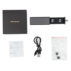 oem logo portable waterproof wireless twins V5.0 stereo earphone tws
