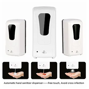 CE ROHS FCC battery power supply Automatic soap dispenser touchless liquid hand sanitizer