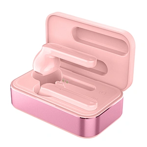 KINGSTAR China Wholesale cube  twins wireless headphone aluminum case wireless earphone
