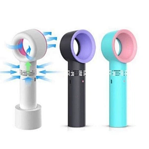 promotion gift USB Bladeless Handheld Portable Mini Leafless Fan
