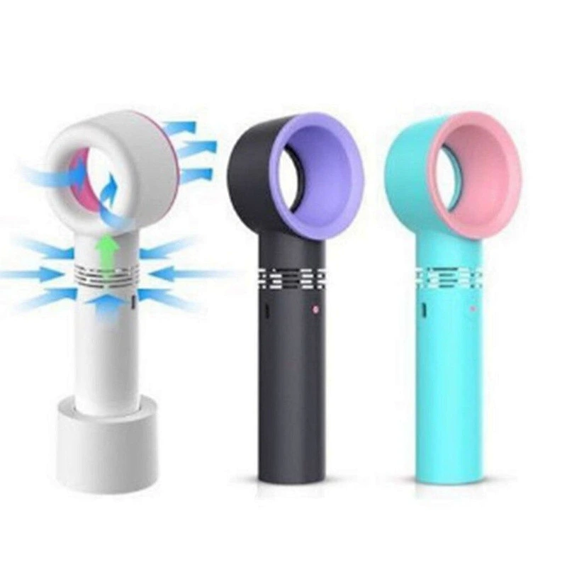 promotion gift USB Bladeless Handheld Portable Mini Leafless Fan