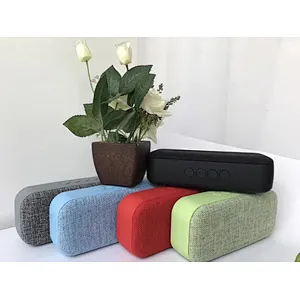 printing logo wireless stereo rectangle fabric speaker