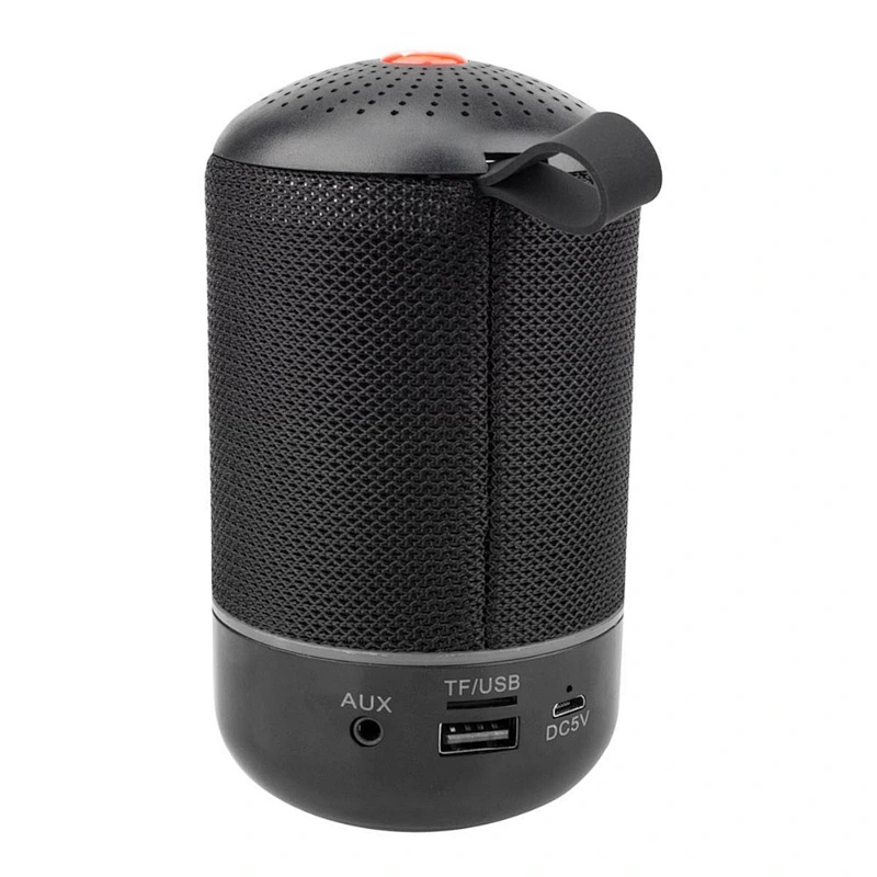 Fabric art handle FM radio wireless portable bass speaker