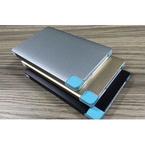 Oem Design Ultra Slim 4000 mah Powerbank with Cable
