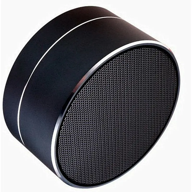 Promotion Gift Mini Round Aluminium Alloy A10 LED Wireless Speaker