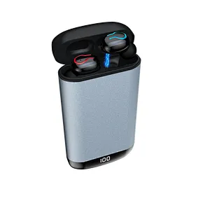 Newest 6000mAh Portable Mini In Ear Blue Tooth Wireless LED Phone Charge TWS Earbuds