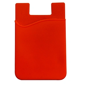 Colorful Rubber Glue Sticky Silicone Phone Card Cover Holder