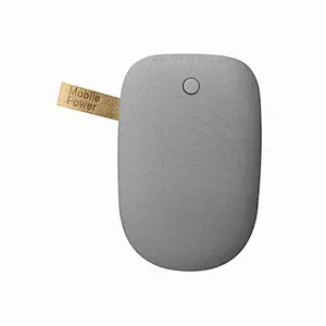 custom print stone powerbanks 5200 mah battery charger pebble power bank