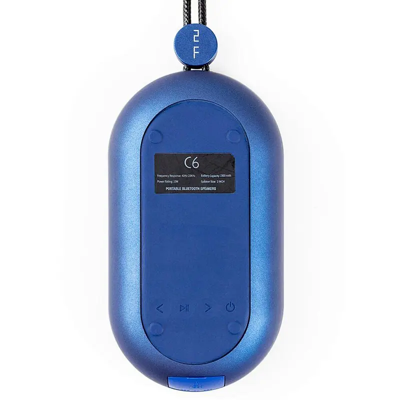 Mini Portable Wireless Aluminium Mesh Lanyard Rechargeable Bluetooth Speaker