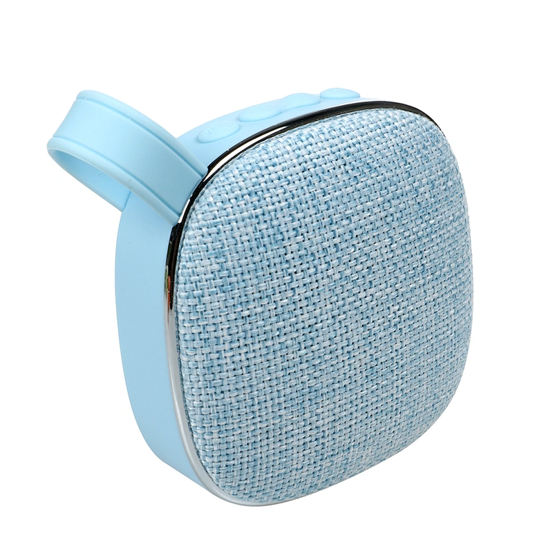 outdoor waterproof Round mobile phone portable stereo wireless fabric speaker