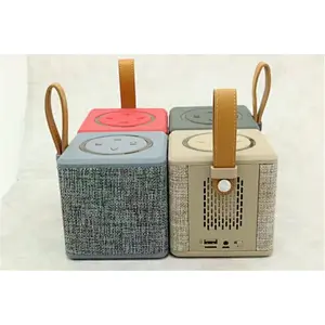 Wholesale Subwoofer Cloth Cover Square Wireless Fabric Speaker