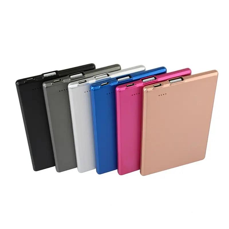 OEM Aluminum dc Thin fast charging 8000mah power banks
