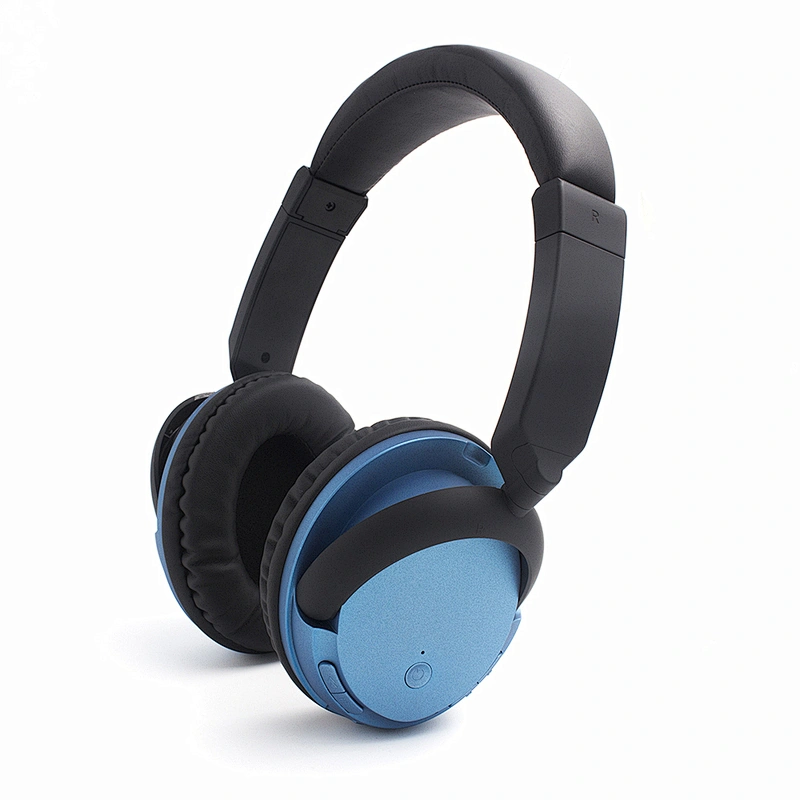 Portable Handsfree Bluetooth Headband Headphone Noise Cancelling Foldable Wireless Computer Gaming Headset