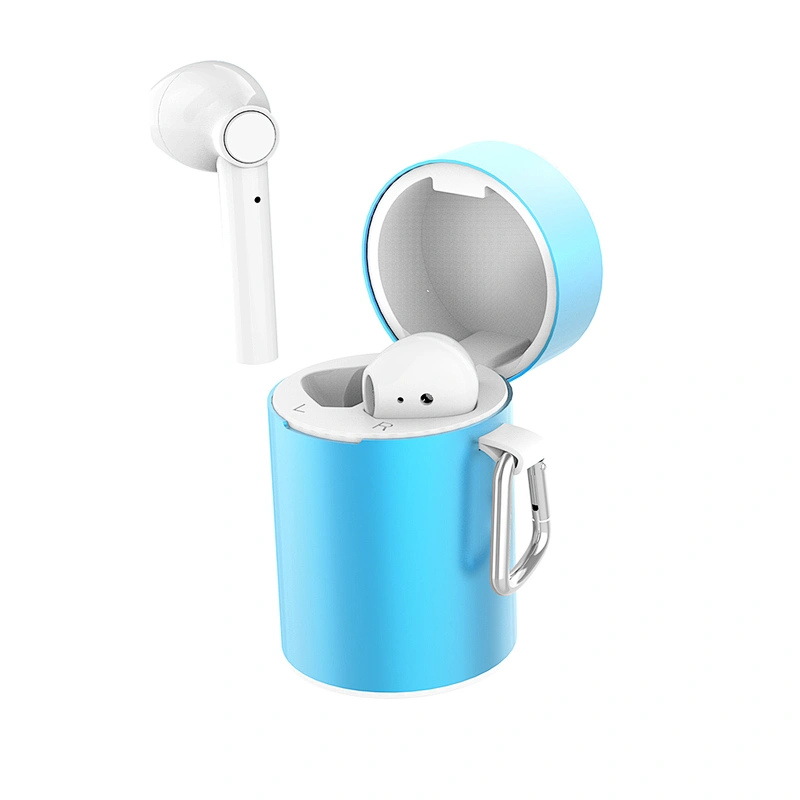 KINGSTAR new product tws earbuds portable earphone aluminum cylinder stereo earbuds