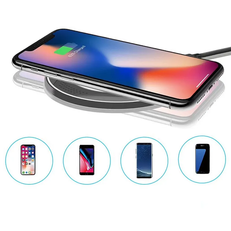 Portable Mini compatible 10W Wireless Charger Pad