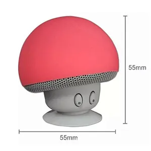KINGSTAR Manufacturer Mini Cute BT Speaker Silicone Waterproof True Wireless Mushroom Speaker with Suction Cup