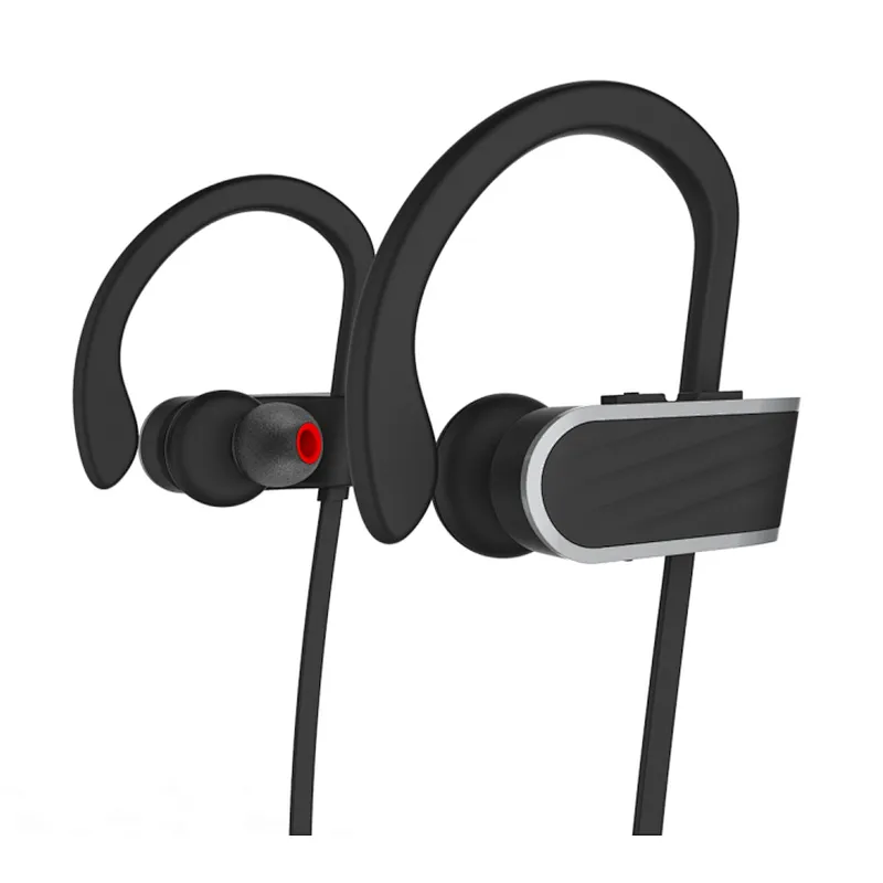 ipx7 Waterproof Wireless Bluetooth Earhook Sport Earphone