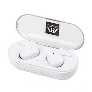 2019 stereo earphones mini tws wireless earphone ear hook with charging case