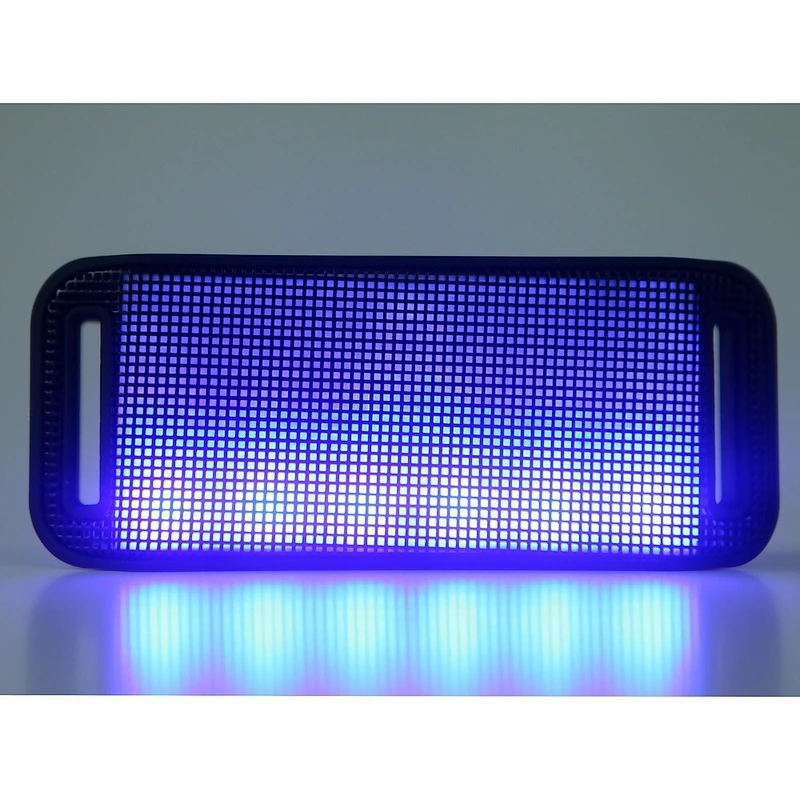 colorful light wireless round mini led speaker