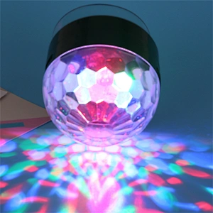 LED Color Changing Audio Player Disco Light BT Wireless Speaker