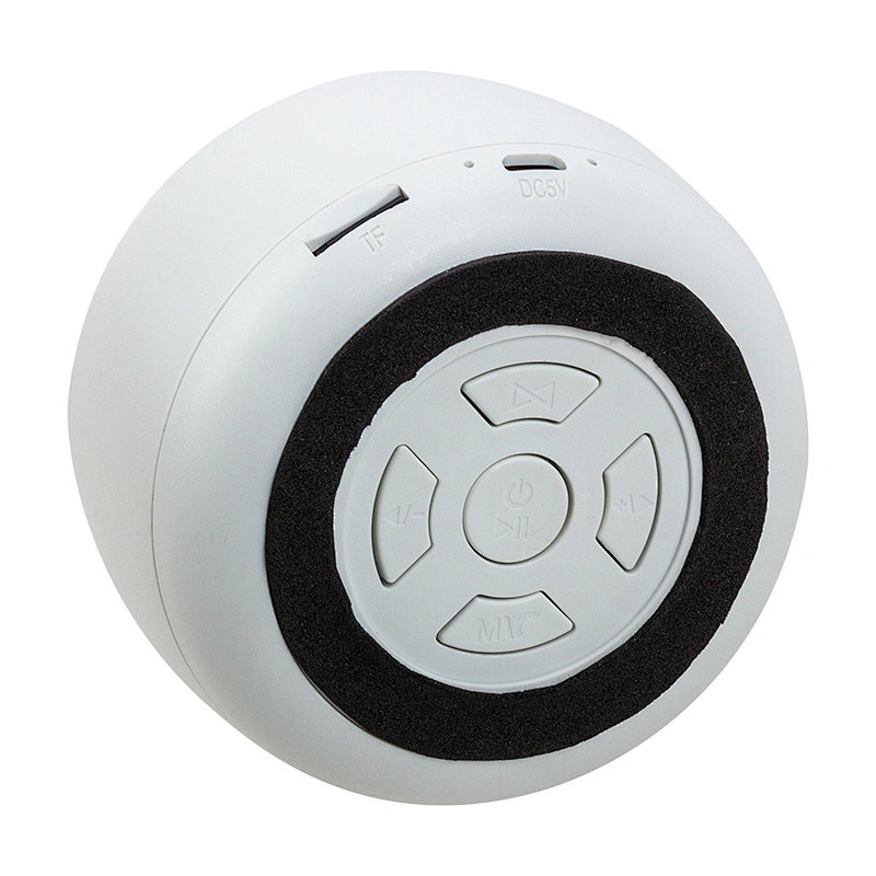 Round Shape Stereo Music Player Mini Fabric Bluetooth Speaker