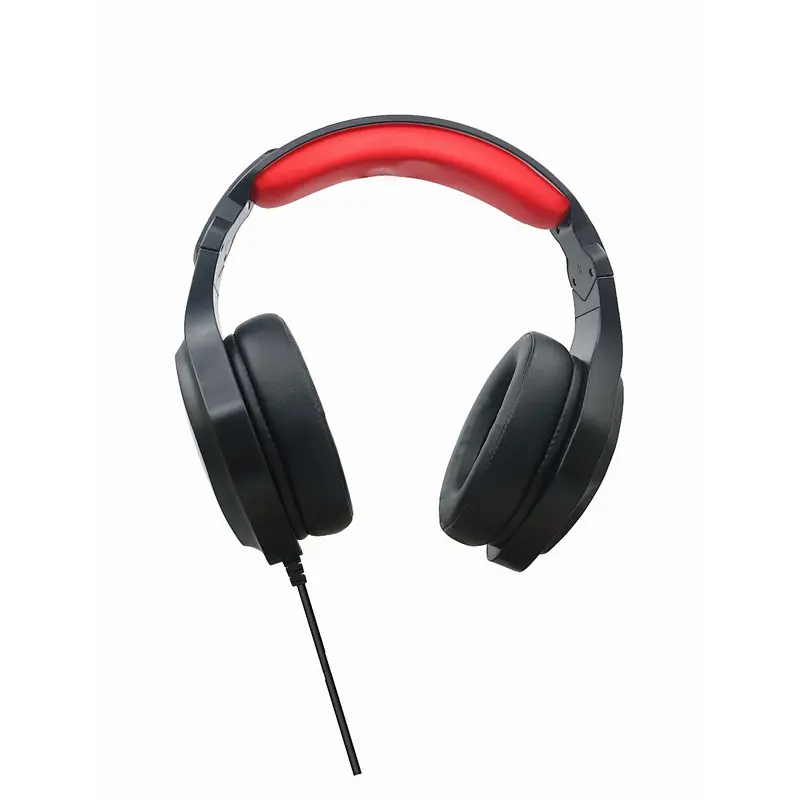 Noise cancelling led light computer headphone stereo game headset