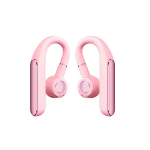 High Quality Round Charging Case Sport Waterproof Bluetooth Earhook Headset