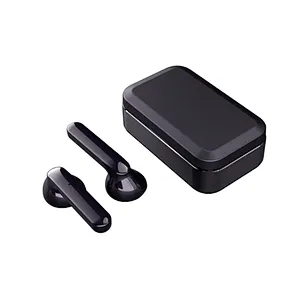 Custom logo Truly Wireless TWS Touch Control Square Metal Bluetooth Earbuds Factory Earphone