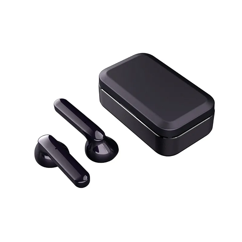 Custom logo Truly Wireless TWS Touch Control Square Metal Bluetooth Earbuds Factory Earphone