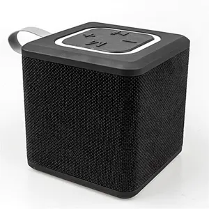 3W Cube Stereo Cloth Cover Wireless Fabric Speaker