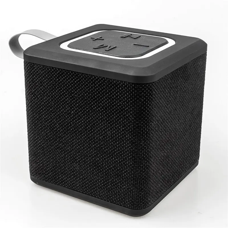 3W Cube Stereo Cloth Cover Wireless Fabric Speaker