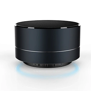 stereo round customized OEM factory led lamp mini outdoor A10 wireless portable speaker
